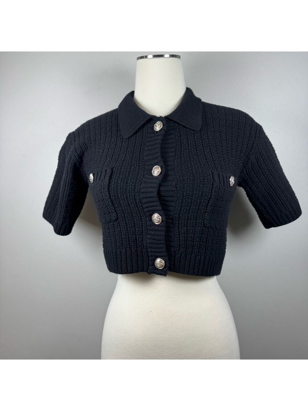 H&M Classic Black Sweater Small - Picture 3 of 9